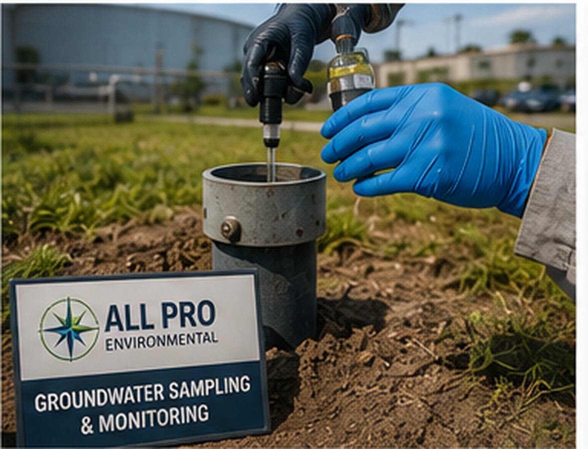 All Pro Environmental groundwater sampling and monitoring well field services in Southern California.