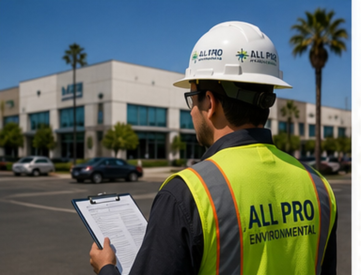 All Pro Environmental Phase I Environmental Site Assessment consultant performing due diligence in Southern California.